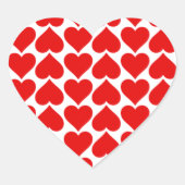 Heart Tiles Aufkleber (Vorderseite)