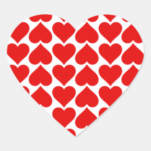 Heart Tiles Aufkleber