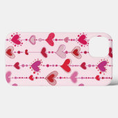 Heart Tiles Case-Mate iPhone Hülle (Rückseite (Horizontal))