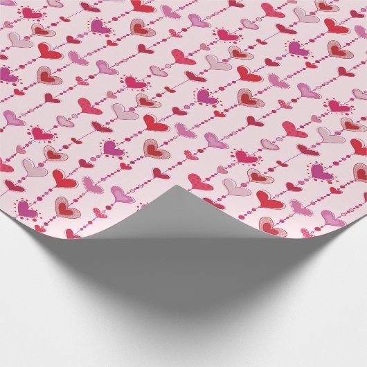 Heart Tiles Geschenkpapier (Ecke)