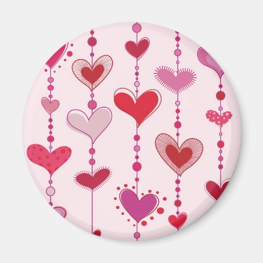 Heart Tiles Magnet (Vorne)
