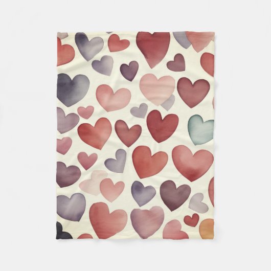 Heart to Hearts Fleece Blanket (Vorderseite)