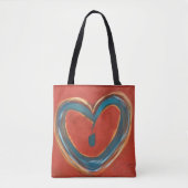 Heart Tote Tasche (Vorderseite)