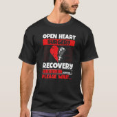 Heart Transplant Survivor Heart Bypass Open Heart T-Shirt (Vorderseite)
