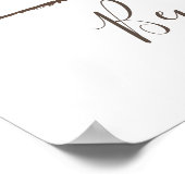 Heart Tree - 150 Signature Guest Book Alternative Poster (Ecke)