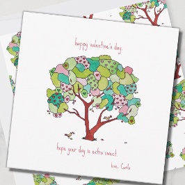 Heart Tree Happy Valentine's Day Card Feiertagskarte