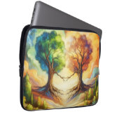 Heart Tree Liebe Laptopschutzhülle (Vorne Rechts)