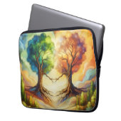 Heart Tree Liebe Laptopschutzhülle (Vorderseite Links)