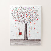 HEART TREE WITH SWING PUZZLE (Vertikal)