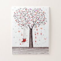 HEART TREE WITH SWING