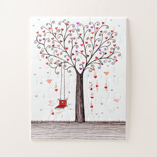 HEART TREE WITH SWING PUZZLE (Vertikal)