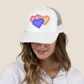 Heart Trio Hat Truckerkappe (Beispiel)