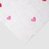 Heart Valentine Theme Baby Girl Dusche Red Pink Seidenpapier (Ausschnitt)