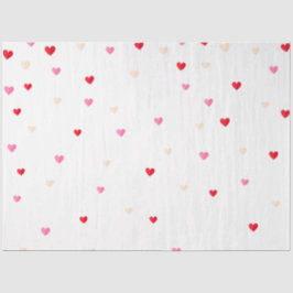 Heart Valentine Theme Baby Girl Dusche Red Pink Seidenpapier