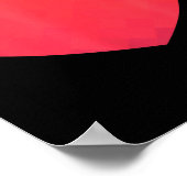 Heart Valentines Day Shirt - Graphic Novelty Love  Poster (Ecke)