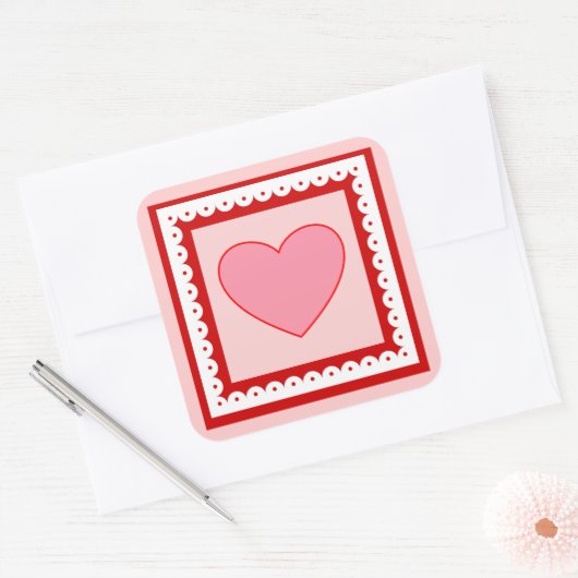 Heart Valentine's Day Stickers (Umschlag)