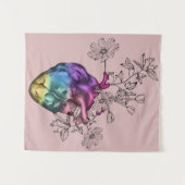 Heart Vase Wandteppich (Vorderseite (Horizontal))