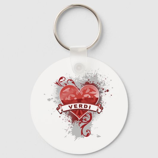 Heart Verdi Schlüsselanhänger (Vorderseite)