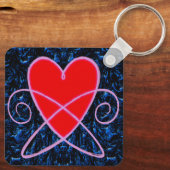 Heart Vortex Schlüsselanhänger (Rückseite)