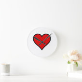 ~Heart~ WALLCLOCK, KÜMMERN SIE ES! Runde Wanduhr (Zuhause)