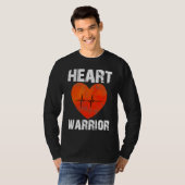 Heart Warrior CHD Awareness Present Congenital Hea T-Shirt (Vorne ganz)