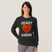 Heart Warrior CHD Awareness Present Congenital Hea T-Shirt (Vorne ganz)