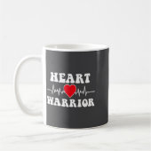 Heart Warrior Heart Disease Awareness Month Red He Kaffeetasse (Links)