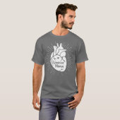 Heart Warrior Mama CHD Awareness Congenital T-Shirt (Vorne ganz)