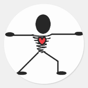 Heart Warrior Sticker