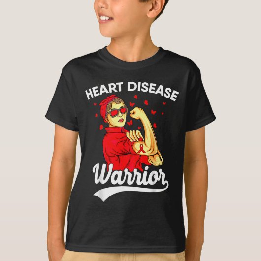 Heart Warrior Unbreakable Women Red Heart Disease  T-Shirt (Vorderseite)