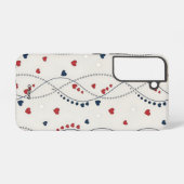 Heart Wave Samsung Galaxy S22 Case Samsung Galaxy Hülle (Rückseite (Horizontal))