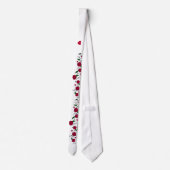 Heart Wedding Neck Tie Krawatte (Rückseite)