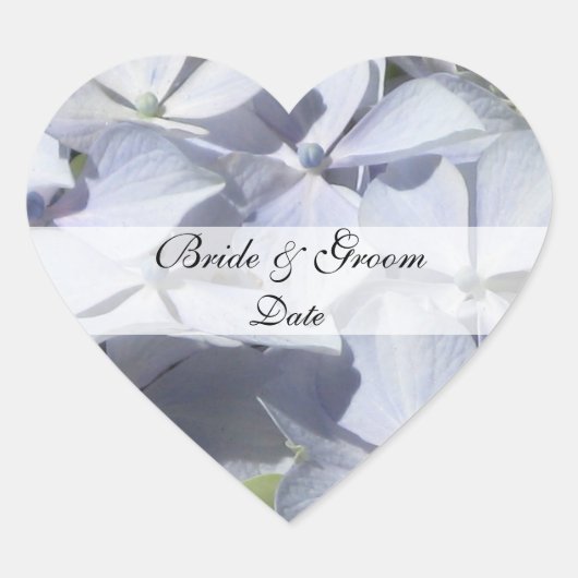 Heart Wedding Save the Date Stickers (Vorderseite)