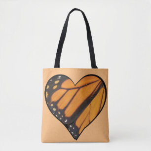 Heart Wings Monarch Butterfly Tasche