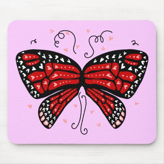 Heart Wings Mousepad (Vorne)