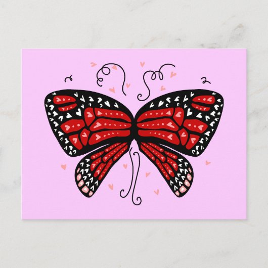 Heart Wings Postkarte (Vorderseite)