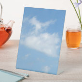 Heart With J Clouds Photo Sockelschild (In Situ)