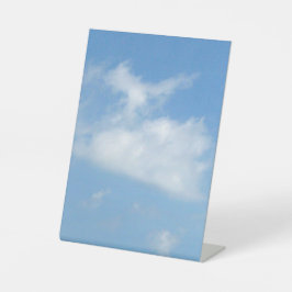 Heart With J Clouds Photo Sockelschild