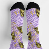 heart, with leopard  socken (Oben)