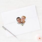Heart with Year Foto Envelope Sticker (Umschlag)