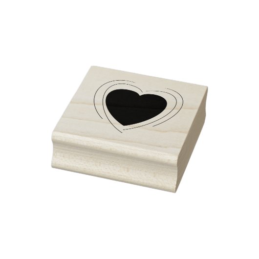 Heart Wood Art Briefmarke Gummistempel (Stempel)