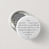 Heart Words Explaining and Artist Whimsical Art Button (Vorne & Hinten)