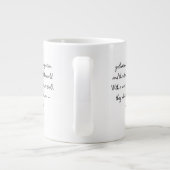 Heart Words Explaining and Artist Whimsical Art Jumbo-Tasse (Rückseite)