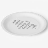 Heart Words Explaining and Artist Whimsical Art  Pappteller (Schrägansicht)