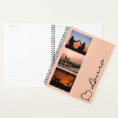 Heart Your Name Photo Script Custom Gift Planner Planer (Anzeige)