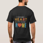 Heart Zuhause T-Shirt (Rückseite)
