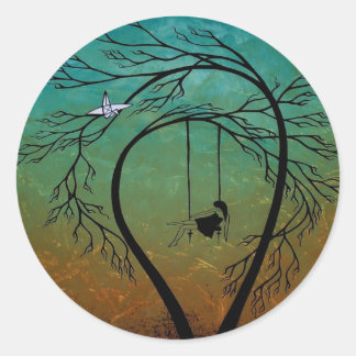 Heartache and Poetry 20... Runder Aufkleber