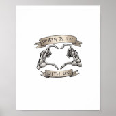 Heartagram - Tod ist klassisch - Skelettmuskelschm Poster (Vorne)