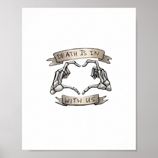 Heartagram - Tod ist klassisch - Skelettmuskelschm Poster (Vorne)