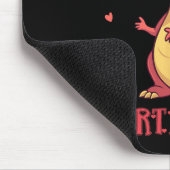 Heartasaurus Süßes Dinosaurier Valentins-Design  Mousepad (Ecke)